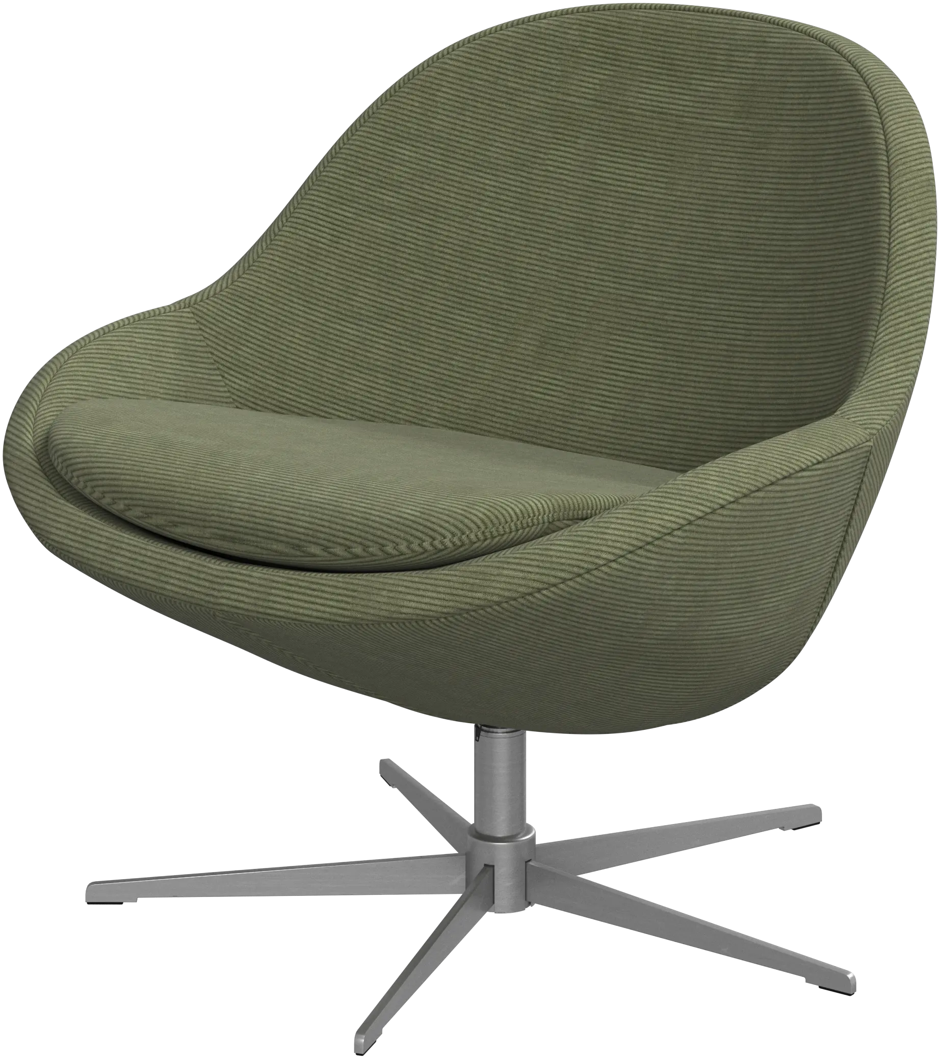 Veneto armchair with swivel function
